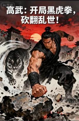 高武：开局黑虎拳，砍翻乱世！封面
